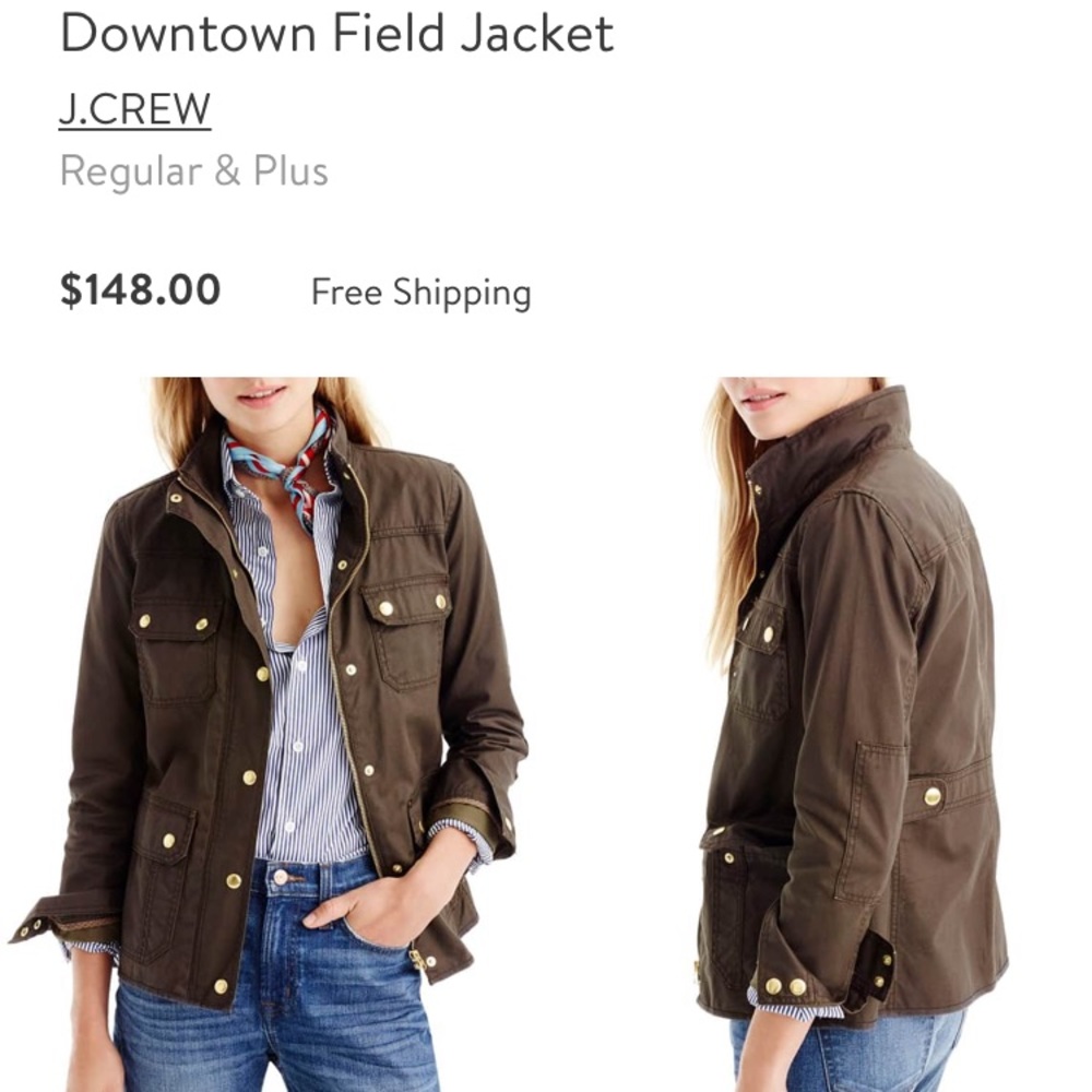 J.CREW Downtown Field Cargo Jacket